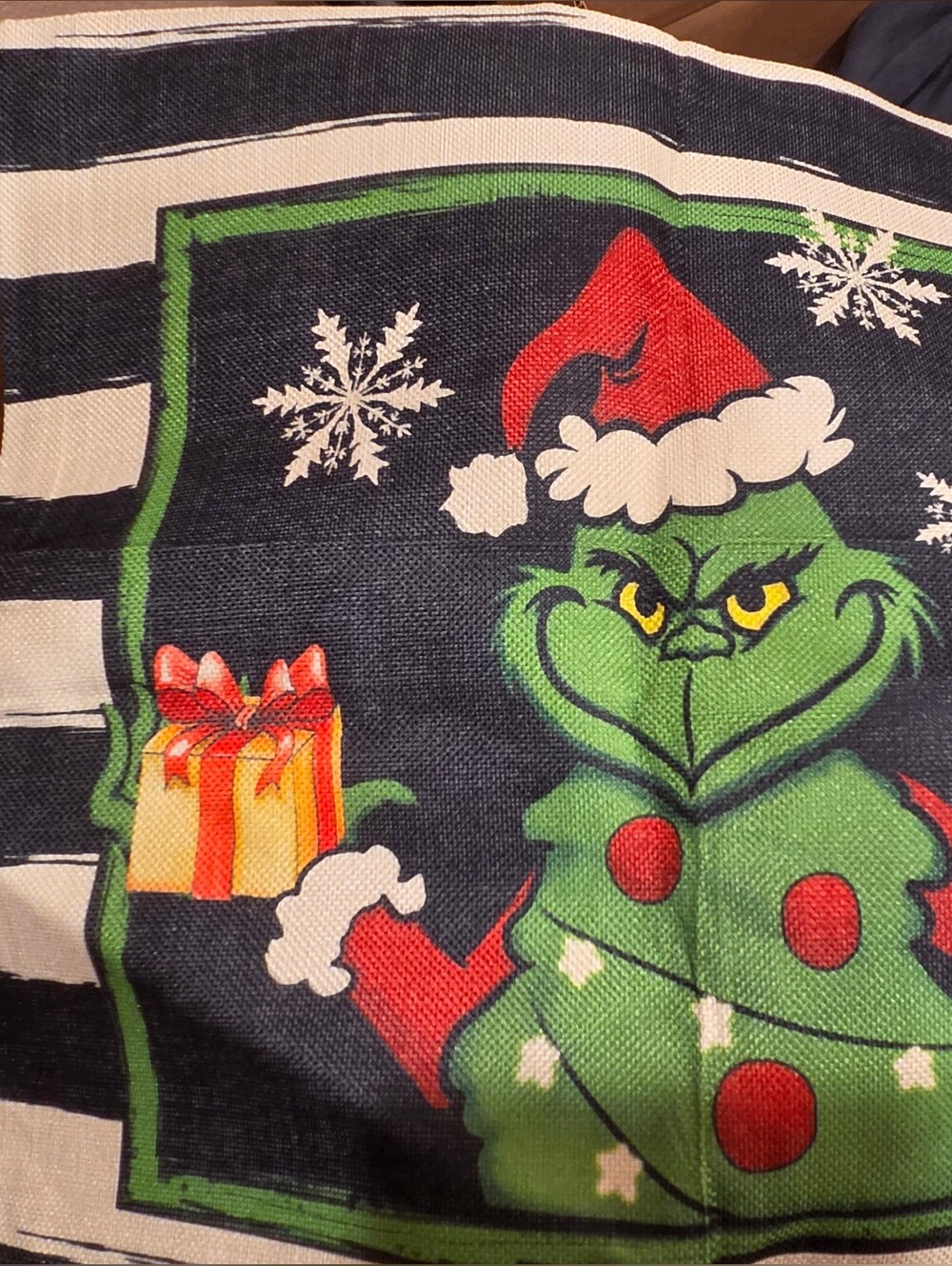 4 Grinch Holiday Decorative Pillow Cover- 17x17